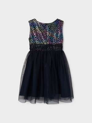 Scamiciata Bambina Vestito con Tulle - 13221064