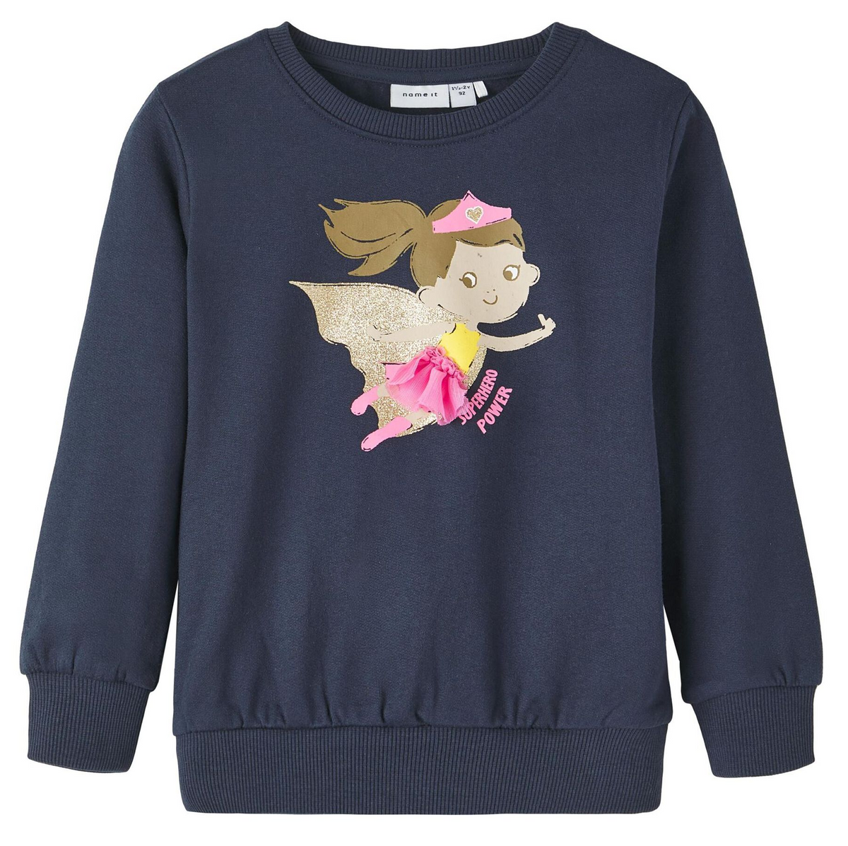 Felpa Maglione Maglietta Bambina - 13221552blu