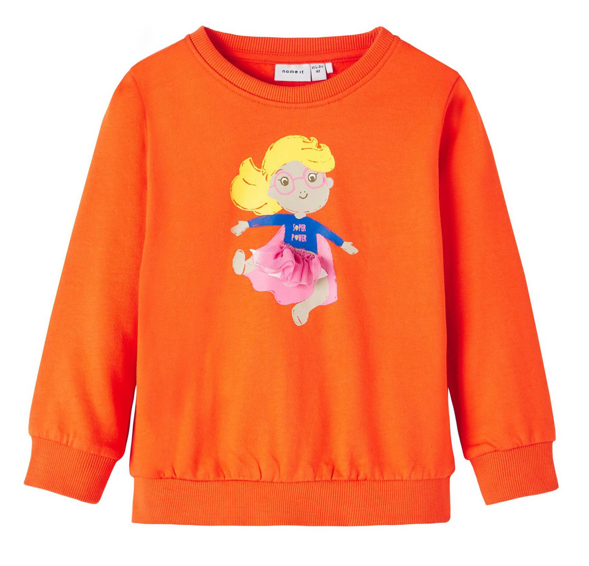 Felpa Maglione Maglietta Bambina - 13221552arancione