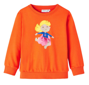 Felpa Maglione Maglietta Bambina - 13221552arancione