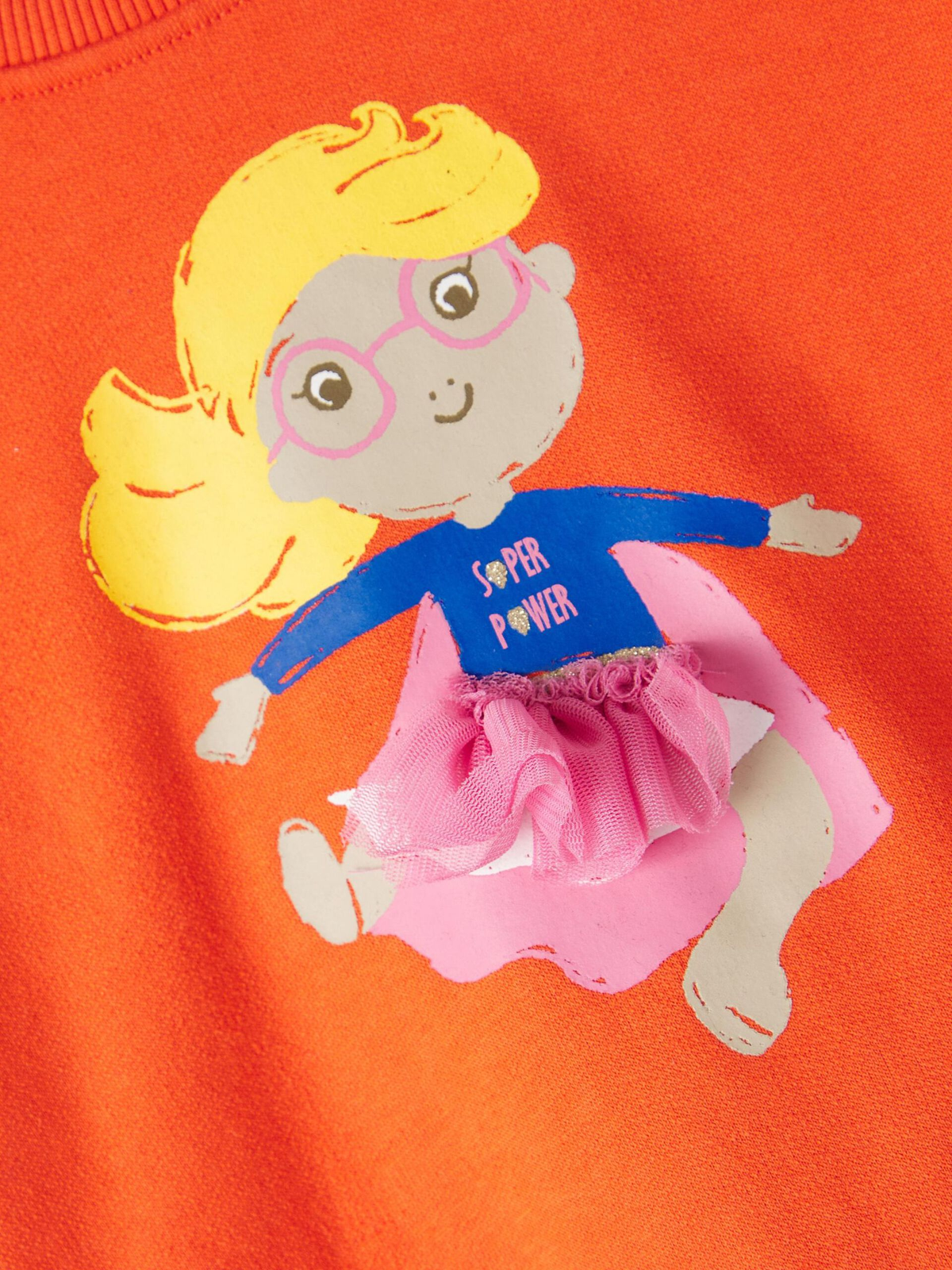 Felpa Maglione Maglietta Bambina - 13221552arancione