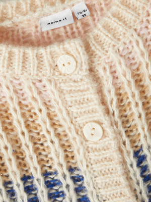 Cardigan in Maglia Bambina con Bottoni - 13221509