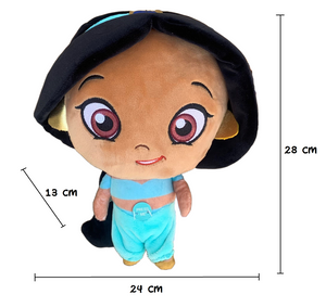 Peluche Jasmine Principesse DISNEY Testone Pupazzo con Suono CM 28 - Dsp20-9350-7