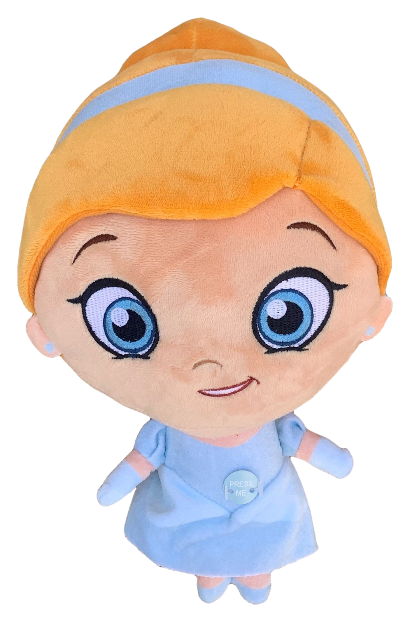 Peluche Cenerentola Principesse DISNEY Testone Pupazzo con Suono CM 28 - Dsp-9350-3