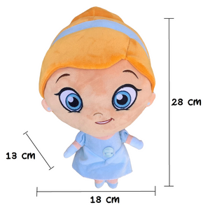 Peluche Cenerentola Principesse DISNEY Testone Pupazzo con Suono CM 28 - Dsp-9350-3