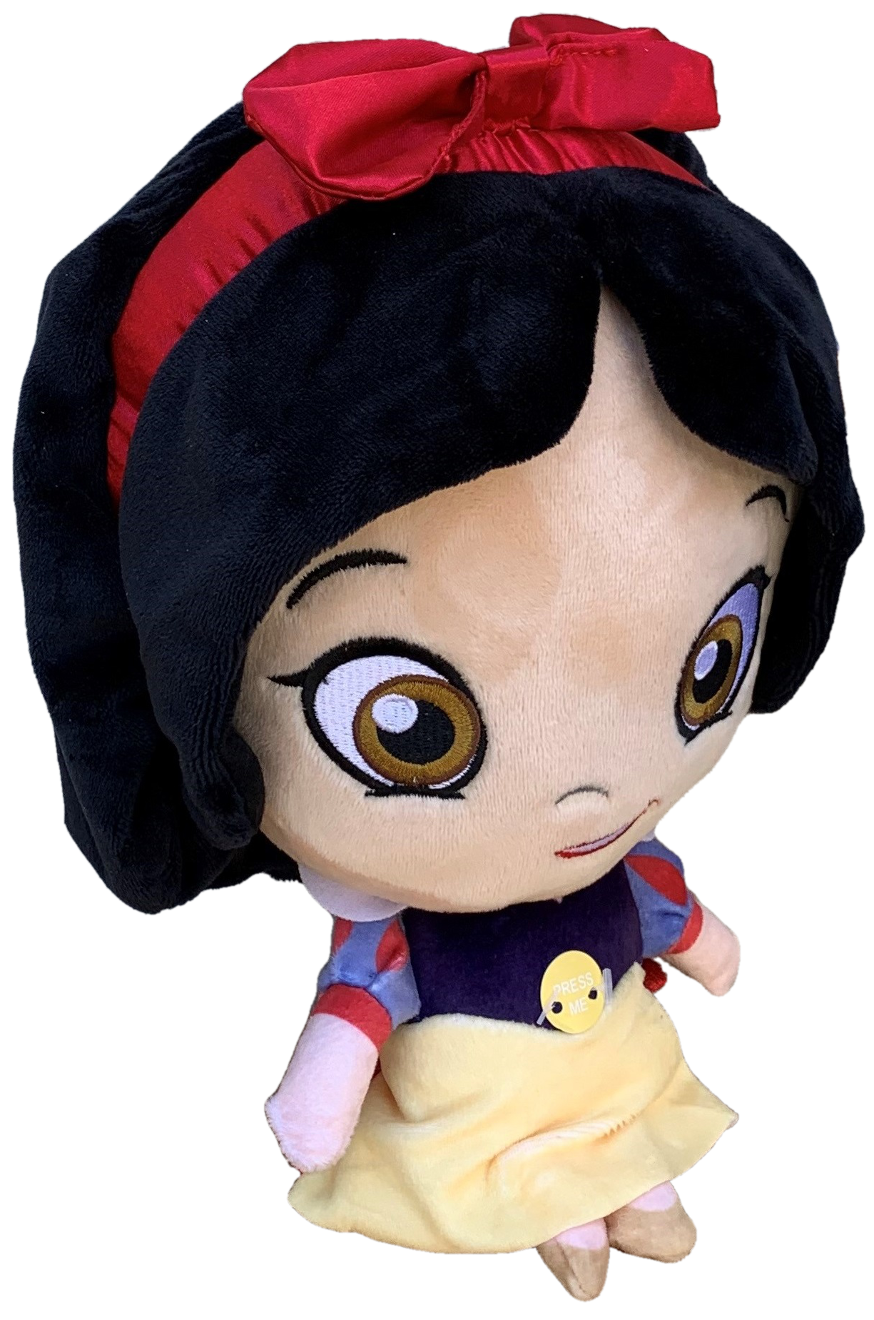 Peluche Biancaneve Principesse DISNEY Testone Pupazzo con Suono CM 28 - Dsp-9350-6