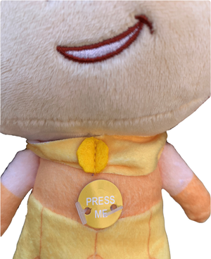 Peluche Belle Principesse DISNEY Testone Pupazzo con Suono CM 28 - Dsp-9350-4
