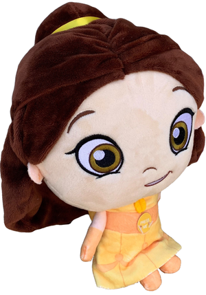 Peluche Belle Principesse DISNEY Testone Pupazzo con Suono CM 28 - Dsp-9350-4