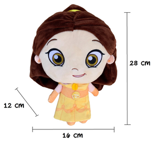 Peluche Belle Principesse DISNEY Testone Pupazzo con Suono CM 28 - Dsp-9350-4