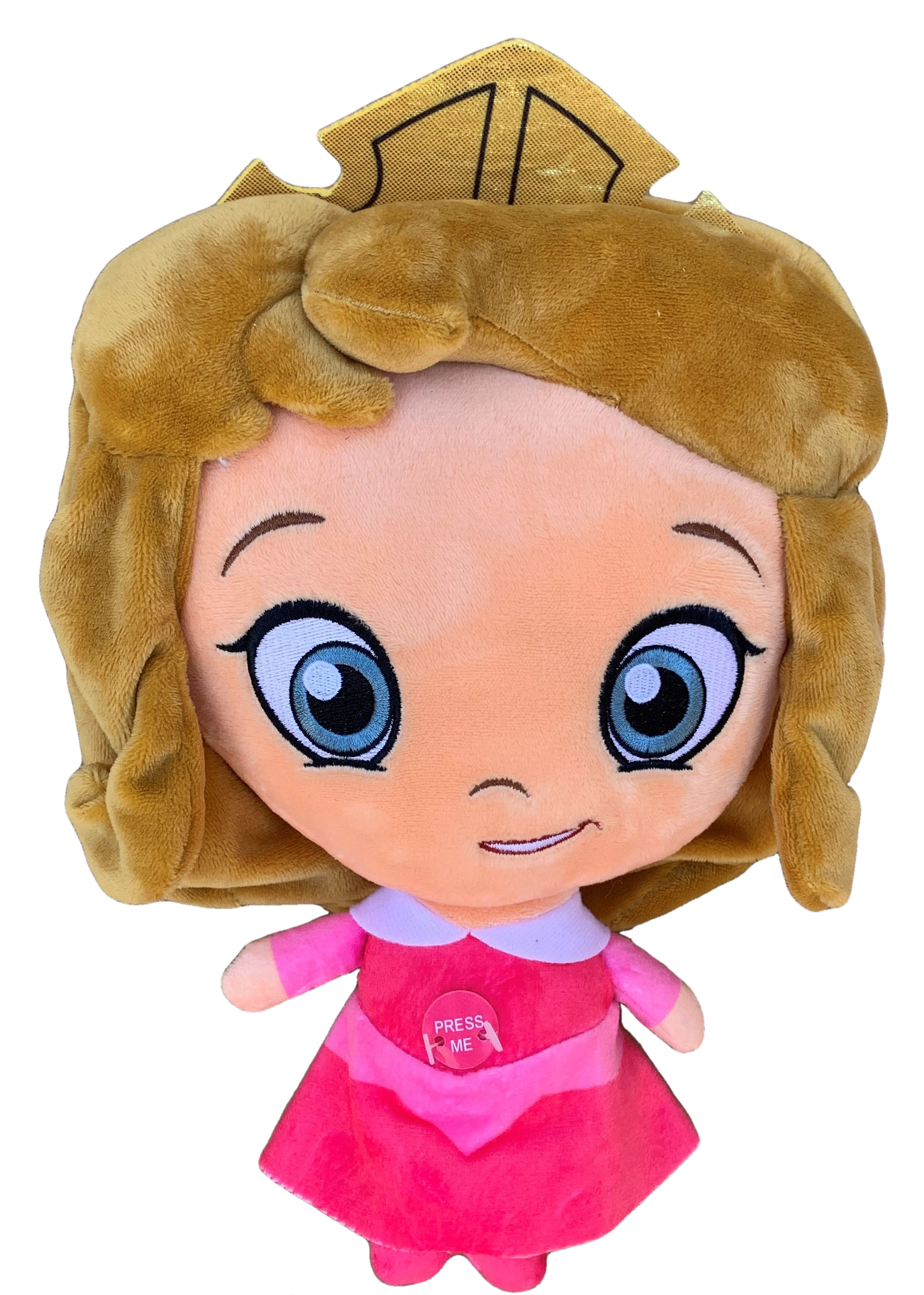 Peluche Aurora Principesse DISNEY Testone Pupazzo con Suono CM 28 - Dsp-9350-5