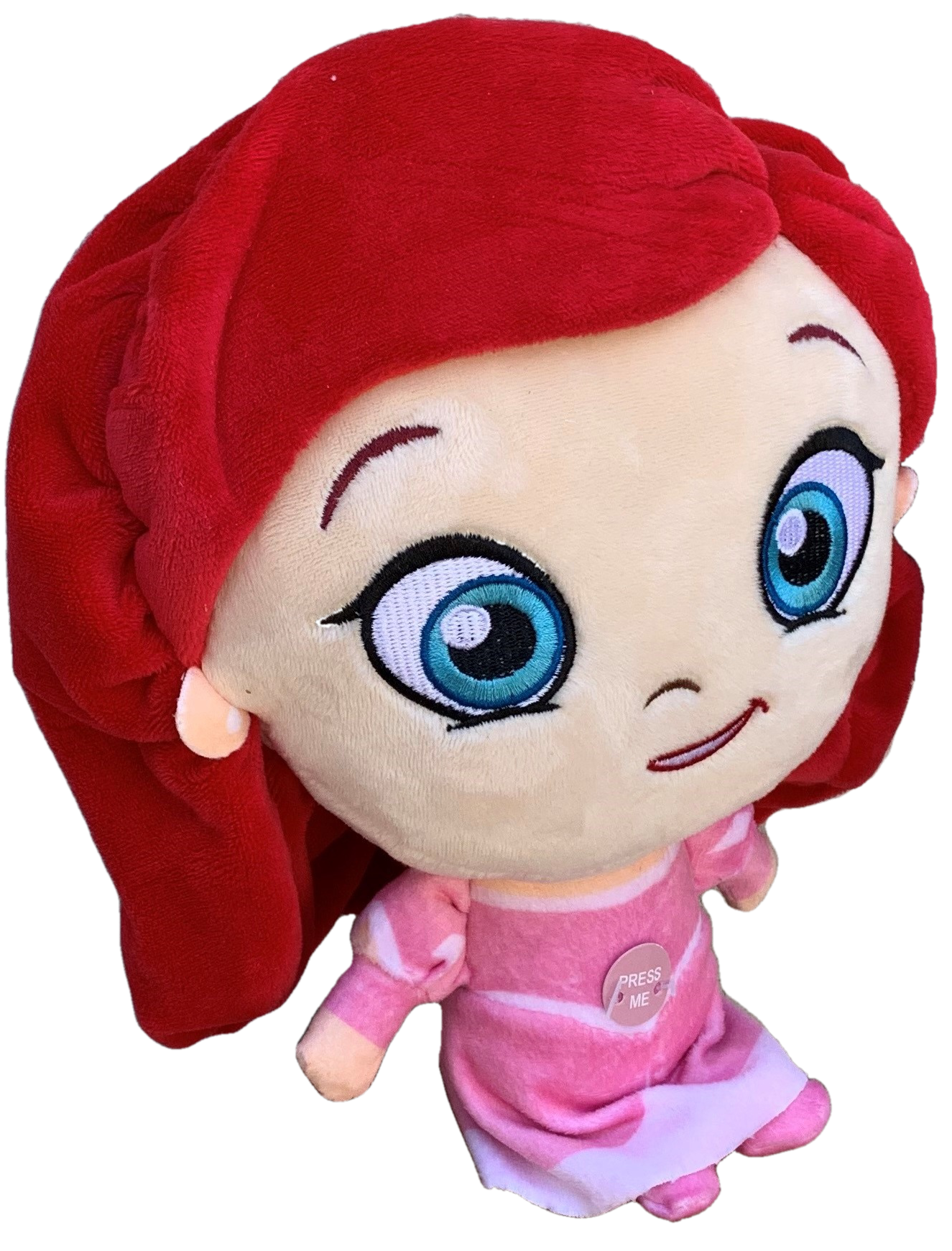 Peluche la Sirenetta Ariel Principesse DISNEY Testone Pupazzo con Suono CM 28 - Dsp-9350-2