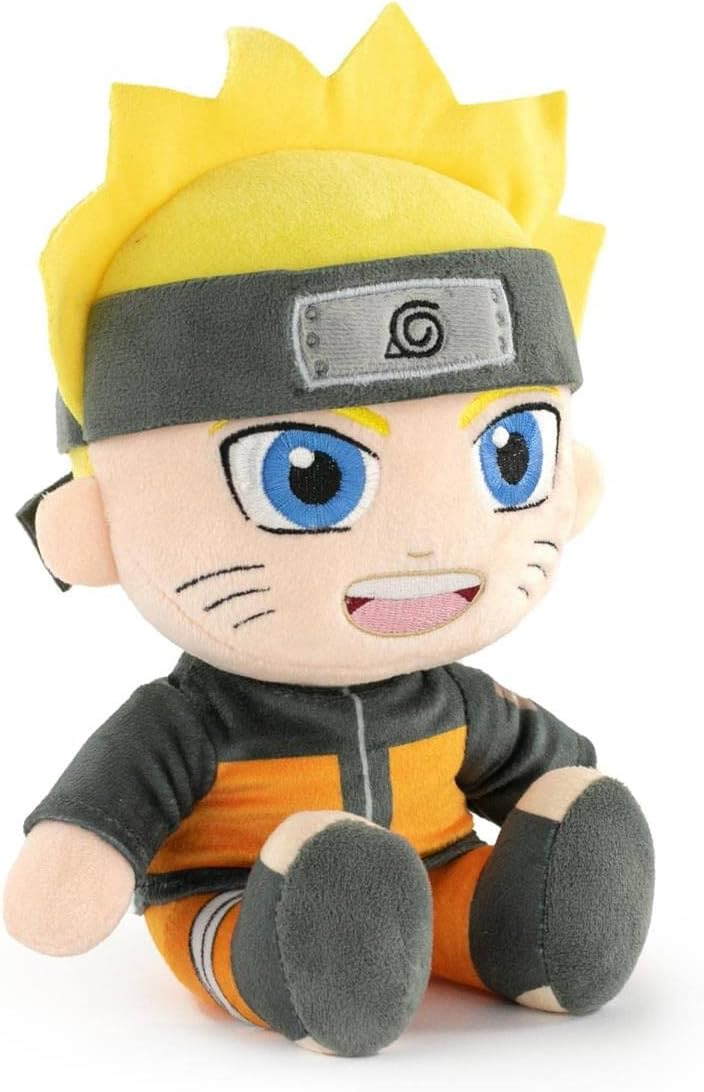 Naruto Shippuden Peluche Naruto Uzumaki Morbido Pupazzo 25 CM da Collezione Anime e Manga