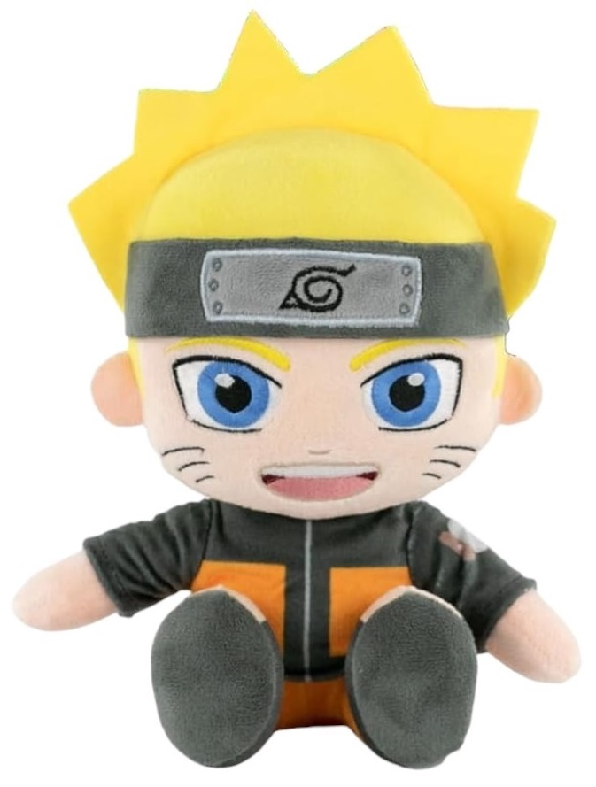Naruto Shippuden Peluche Naruto Uzumaki Morbido Pupazzo 25 CM da Collezione Anime e Manga