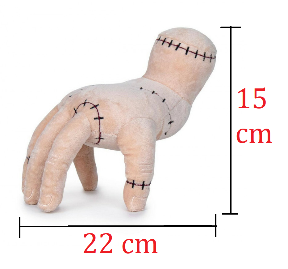 Peluche Wednesday Mano Mercoledi' Addams Netflix 22 Cm. - 760022935/1