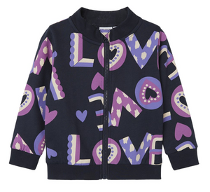 Felpa Maglione con Zip Maglietta Bambina - 13224049blu