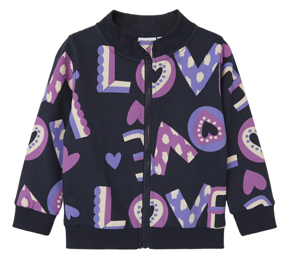 Felpa Maglione con Zip Maglietta Bambina - 13224049blu