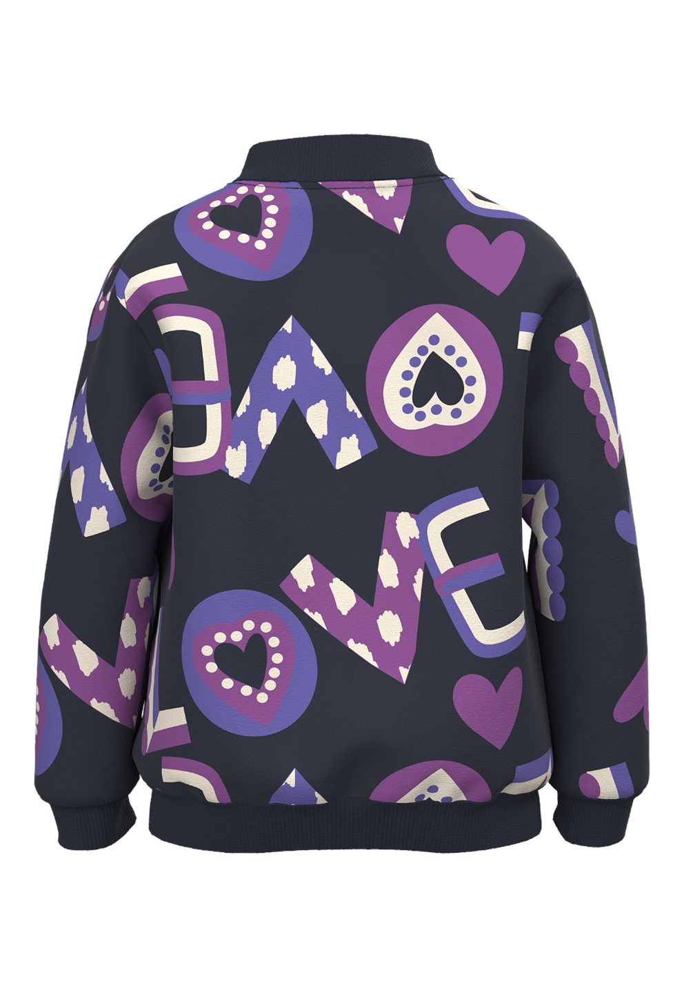 Felpa Maglione con Zip Maglietta Bambina - 13224049blu