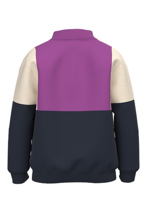 Felpa Maglione con Zip Maglietta Bambina - 13224049viola