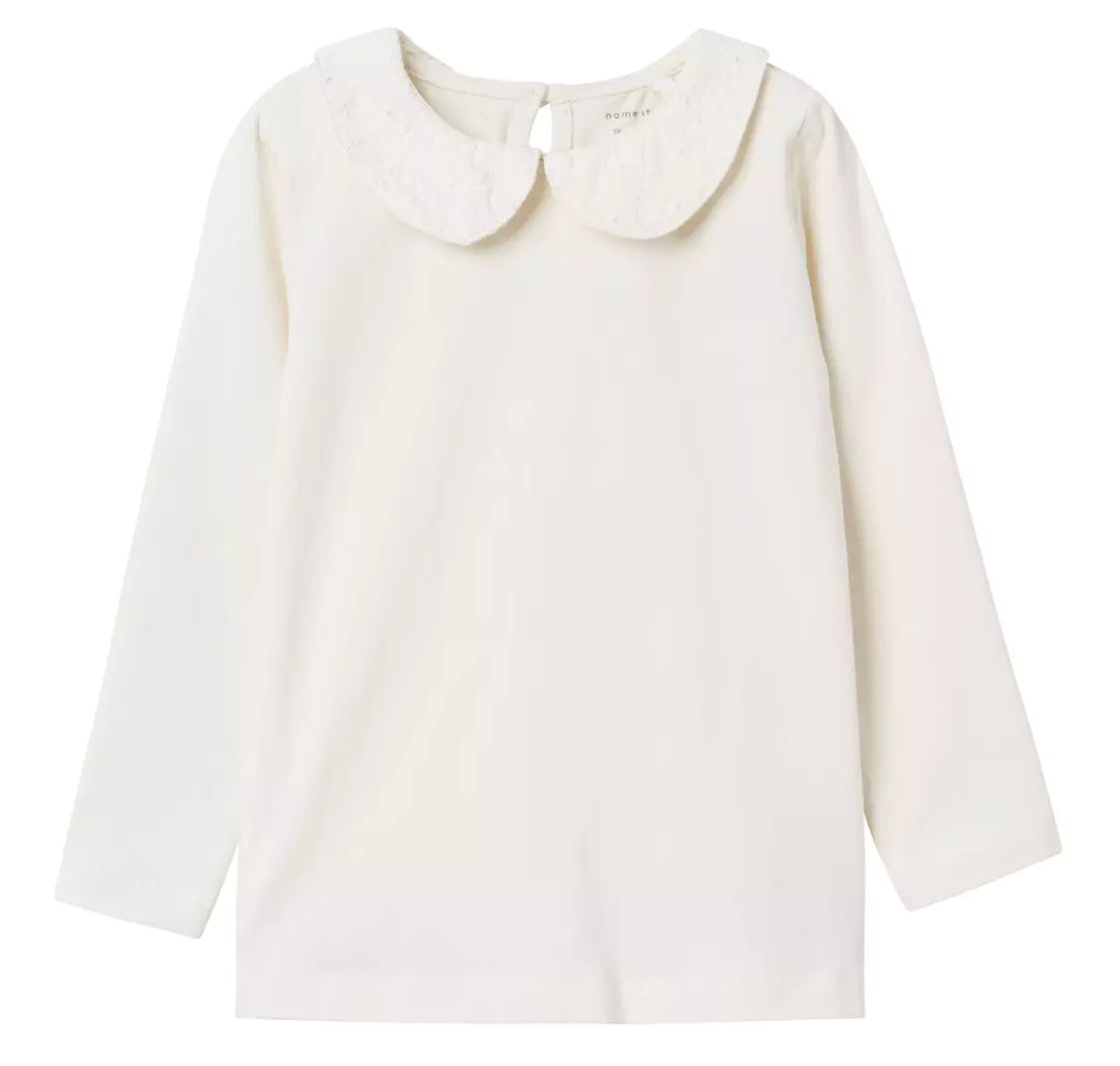 T-Shirt M.l. Maglietta Bambina con Collo Largo - 13221743bianco