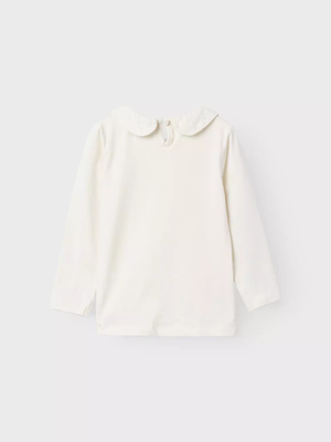 T-Shirt M.l. Maglietta Bambina con Collo Largo - 13221743bianco