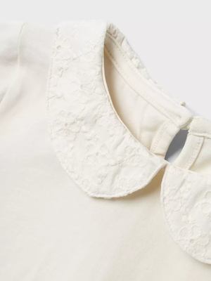 T-Shirt M.l. Maglietta Bambina con Collo Largo - 13221743bianco