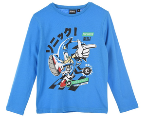 T-Shirt M.l. Sonic Bambino Ragazzo Sun City - Hw1183blu