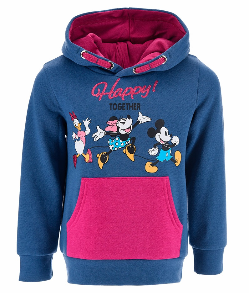 Felpa con Cappuccio DISNEY Bambina Sun City - Hw1057blu