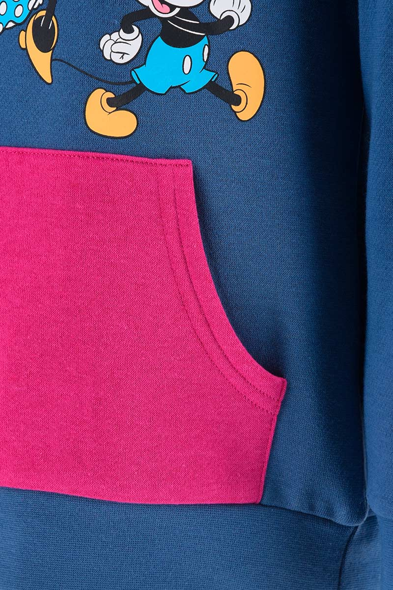 Felpa con Cappuccio DISNEY Bambina Sun City - Hw1057blu
