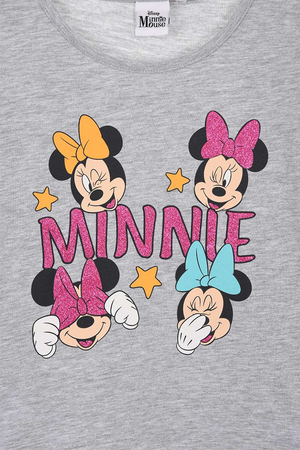 T-Shirt M.l. Minnie Mouse DISNEY Maglietta Bambina Sun City - Hw1111grigio