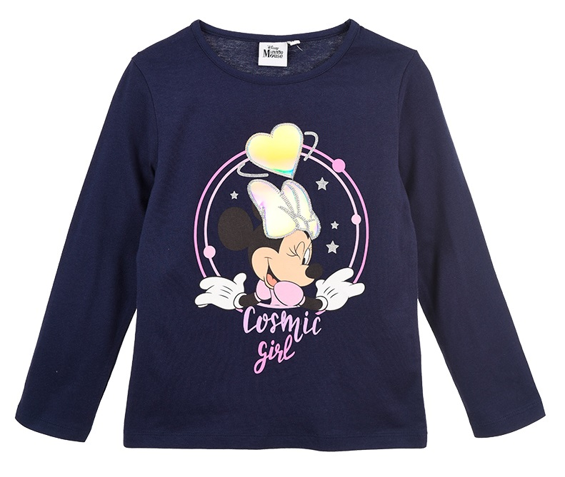 T-Shirt M.l. Minnie Mouse DISNEY Maglietta Neonata Bambina Sun City - Hw1058blu