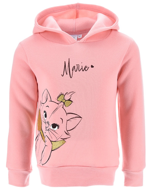 Felpa con Cappuccio Marie DISNEY Aristogatti Bambina Sun City - Hw1013rosa