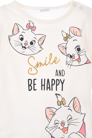 T-Shirt M.l. Minnie Mouse DISNEY Maglietta Neonata Bambina Sun City - Hw0036bianco
