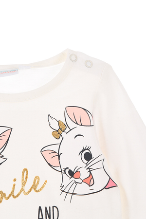 T-Shirt M.l. Minnie Mouse DISNEY Maglietta Neonata Bambina Sun City - Hw0036bianco
