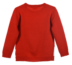 Maglione Natalizio Topolino DISNEY Bambino Sun City - Hw1238rosso