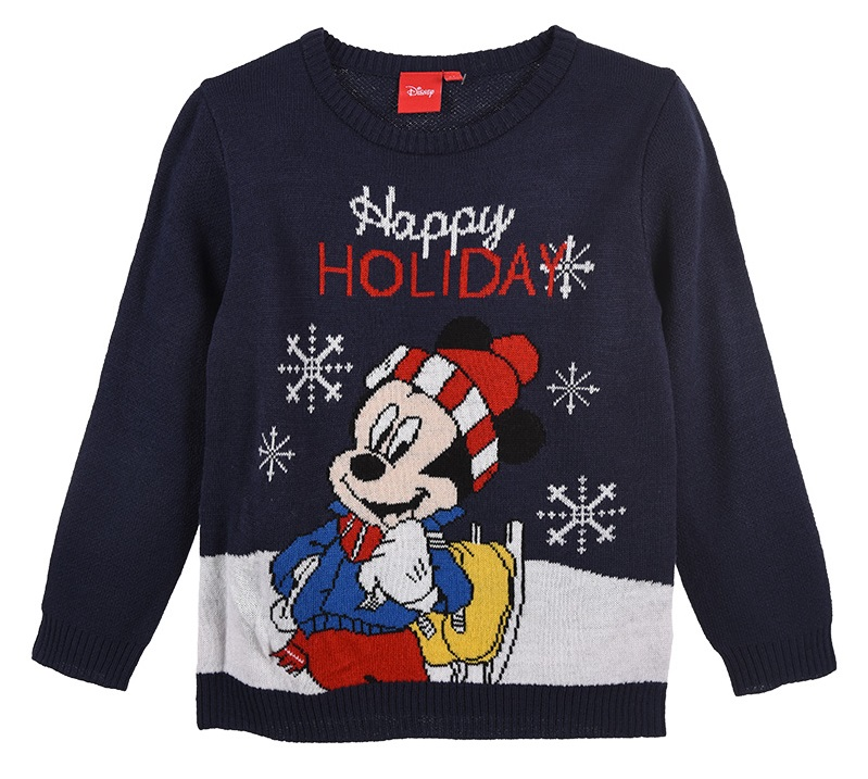 Maglione Natalizio Topolino DISNEY Bambino Sun City - Hw1238blu