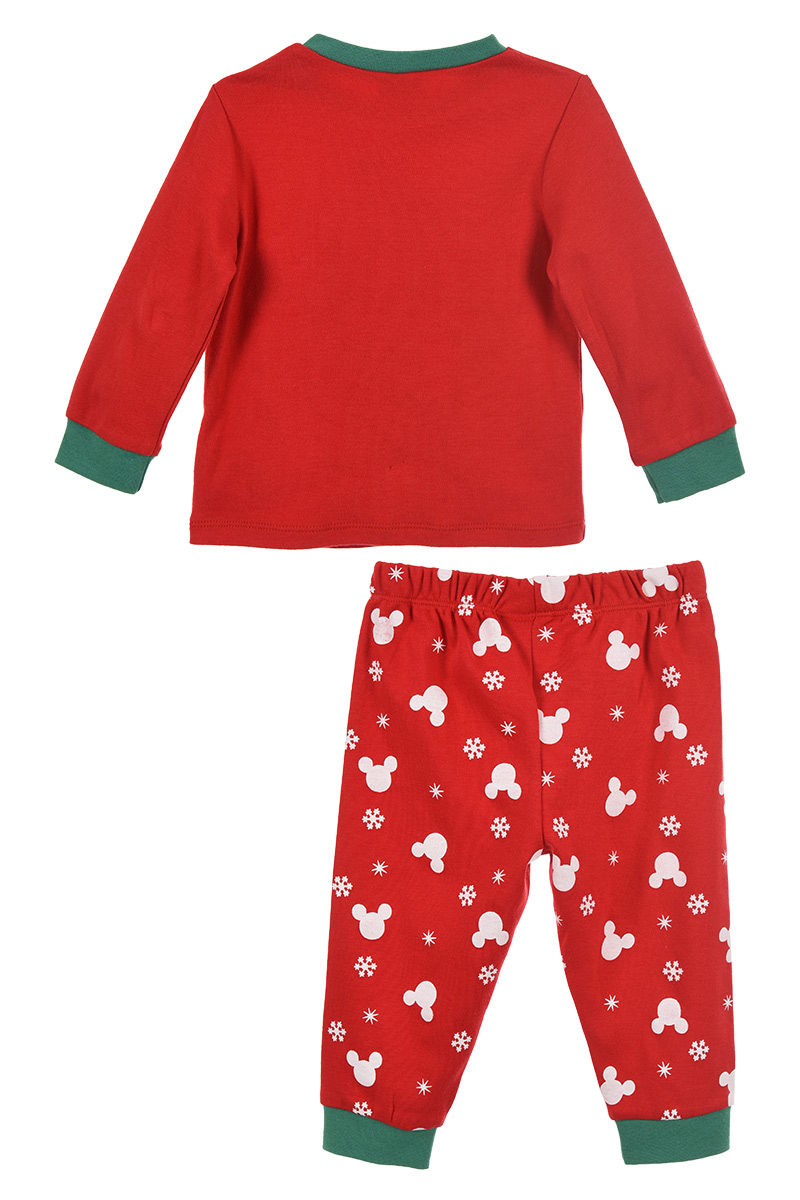 Pigiama Natalizio Mickey Mouse DISNEY Topolino Neonato Sun City - Hw0361rosso