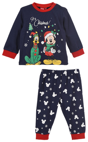 Pigiama Natalizio Mickey Mouse DISNEY Topolino Neonato Sun City - Hw0361blu