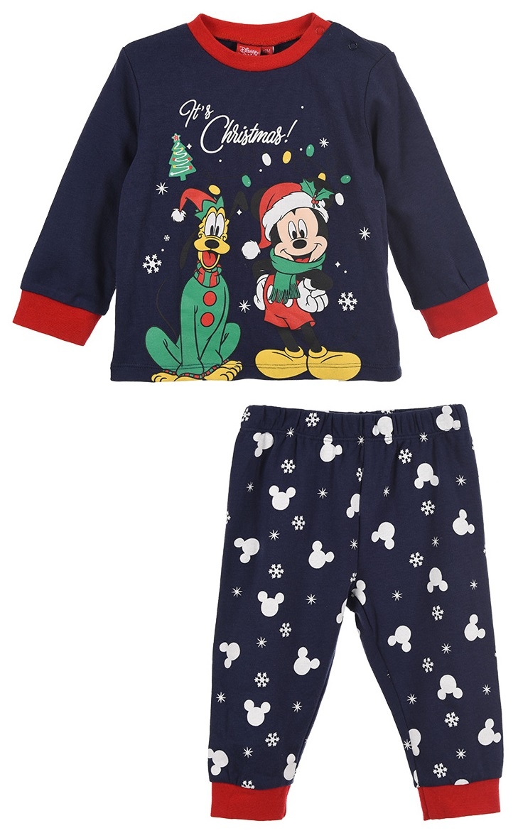 Pigiama Natalizio Mickey Mouse DISNEY Topolino Neonato Sun City - Hw0361blu