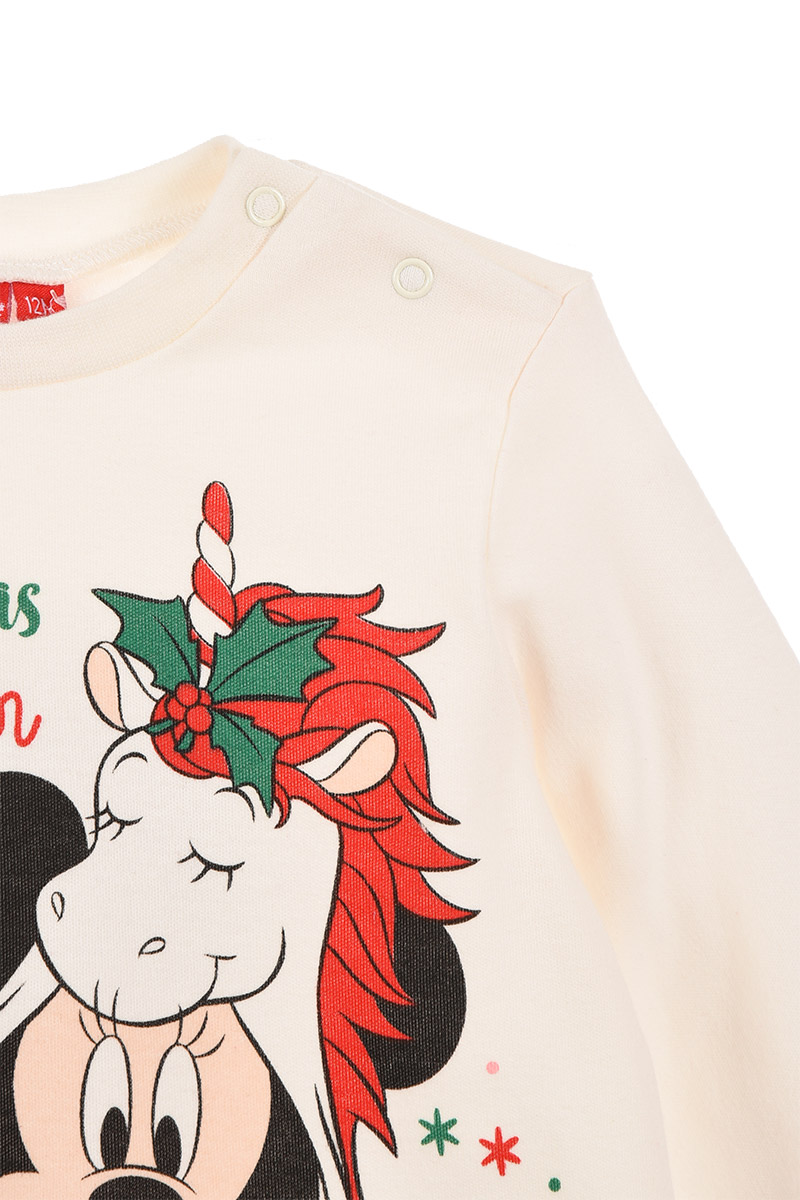 Pigiama Natalizio Minnie DISNEY Neonata Sun City - Hw0359bianco
