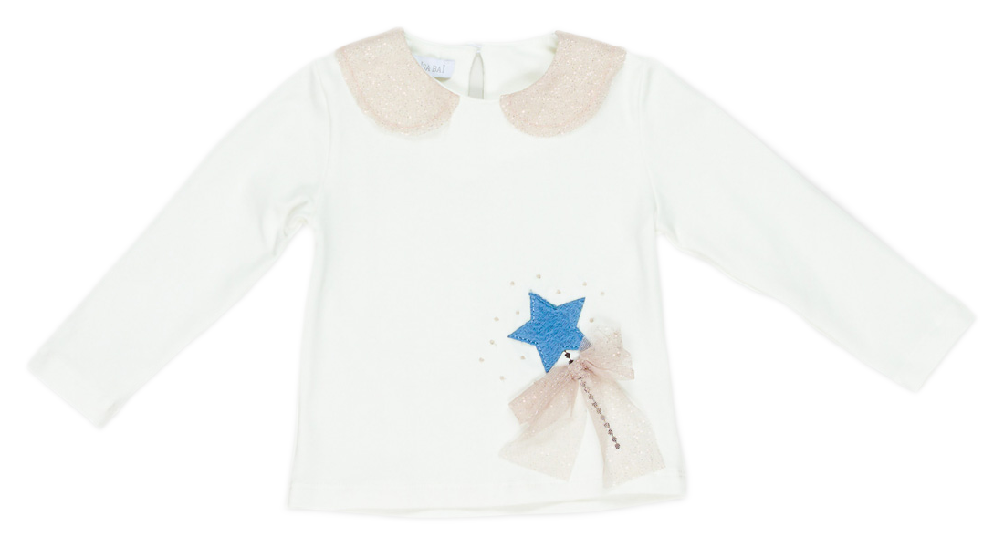 T-Shirt M.l. Meilisa Bai Neonata Bambina 96%co 4%ea - Fl5404