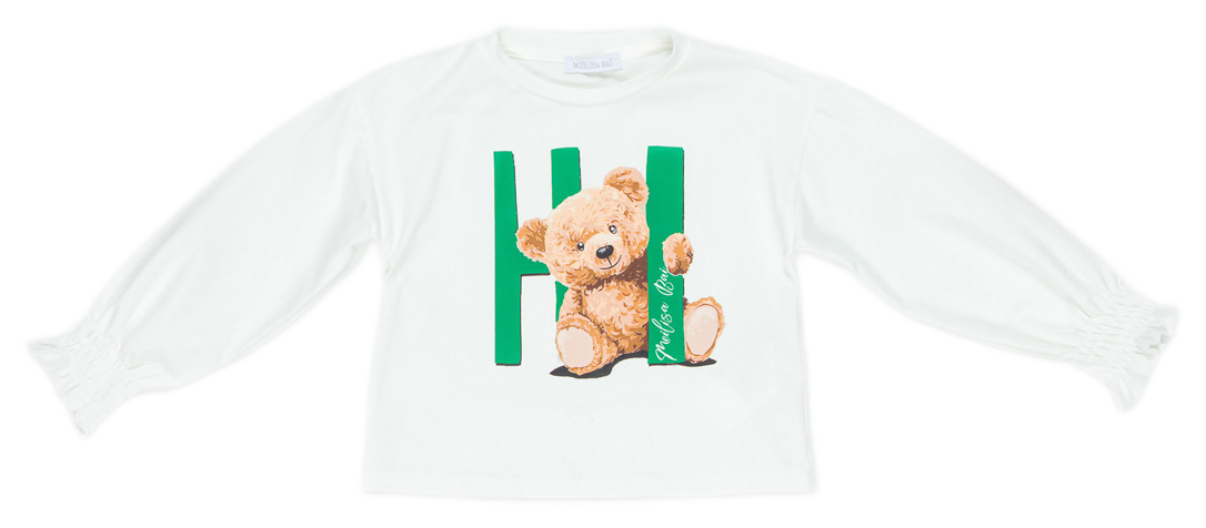 T-Shirt M.l. Meilisa Bai Bambina 96%co 4%ea - Fl5346