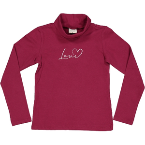 Lupetto Maglietta Mauli Bambina 95%co 5%ea - 74497.00.56v/g