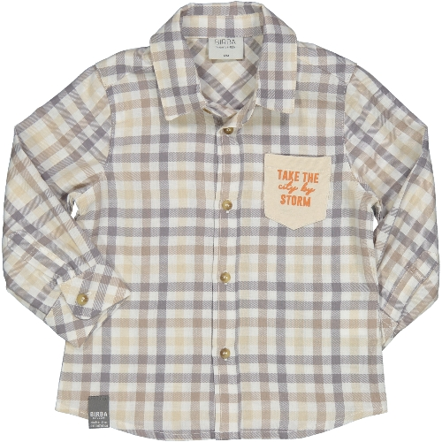 Camicia M.l. Scozzese Mauli Bambino 100%co - 70010.00/g