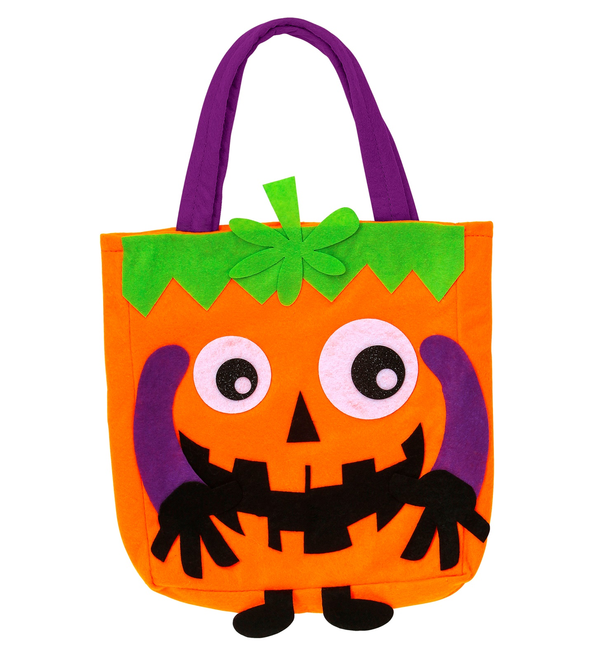 Borsetta Dolcetto O Scherzetto Zucca Accessori Halloween Carnevale Bambina - 00781
