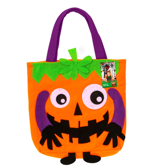 Borsetta Dolcetto O Scherzetto Zucca Accessori Halloween Carnevale Bambina - 00781