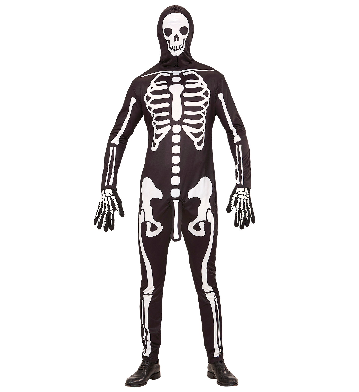 Vestito Carnevale Scheletro Arrapato Travestimento Halloween Uomo - 0369