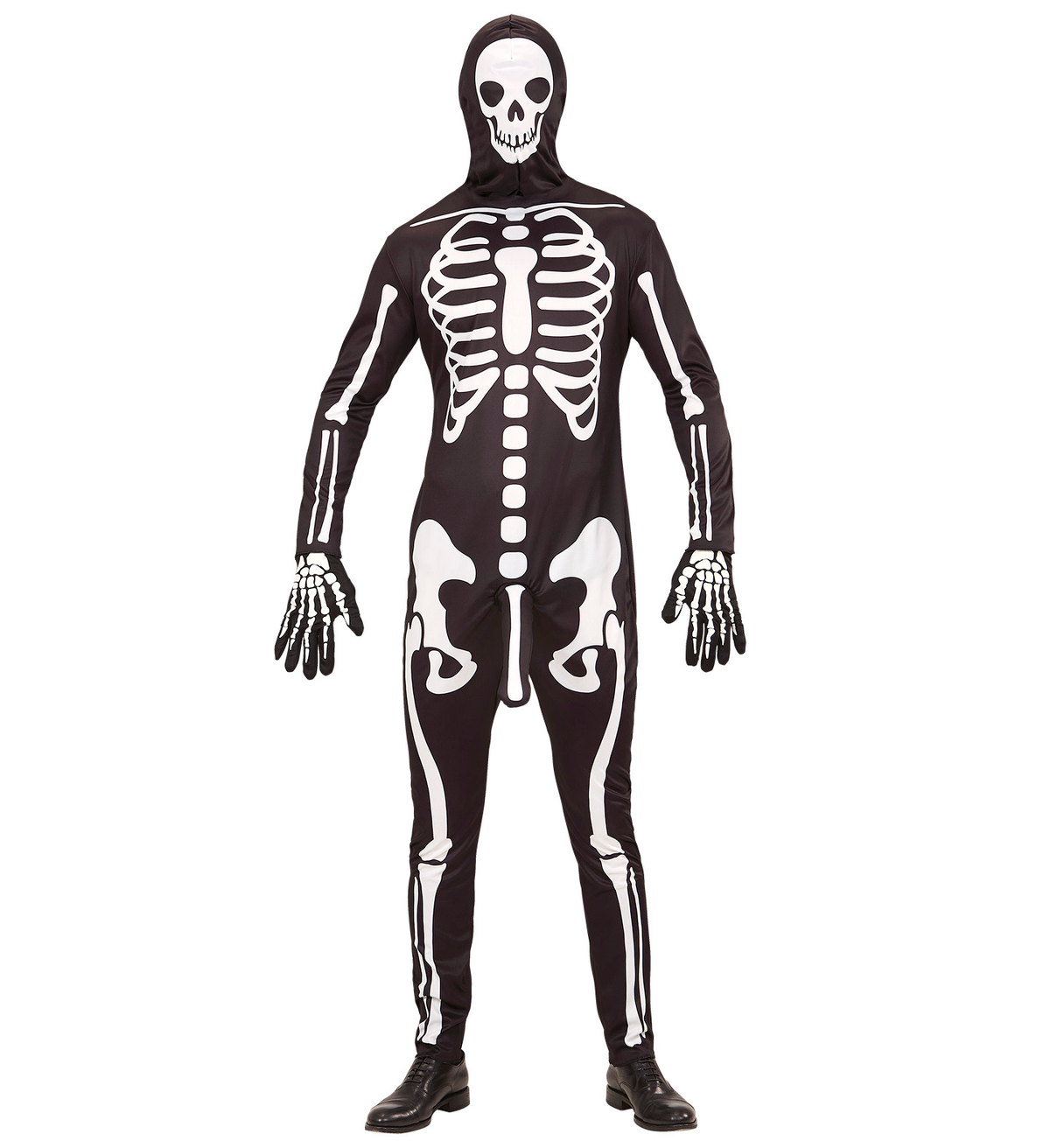Vestito Carnevale Scheletro Arrapato Travestimento Halloween Uomo - 0369