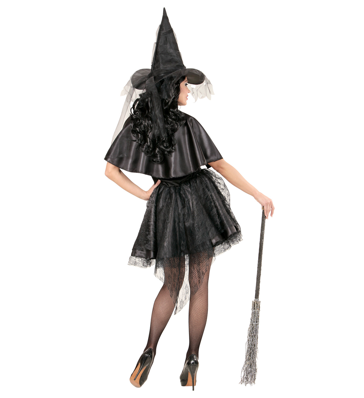 Vestito Carnevale Strega Travestimento Halloween Donna - 0631