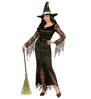 Vestito Carnevale Strega Travestimento Halloween Donna - 0650