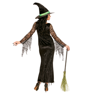 Vestito Carnevale Strega Travestimento Halloween Donna - 0650